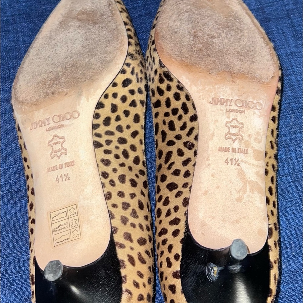 Jimmy Choo Leopard Print Pumps - image 5